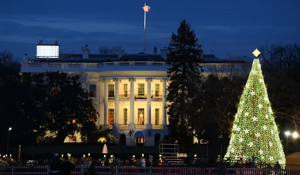 Which President Banned Christmas Trees In The White House?